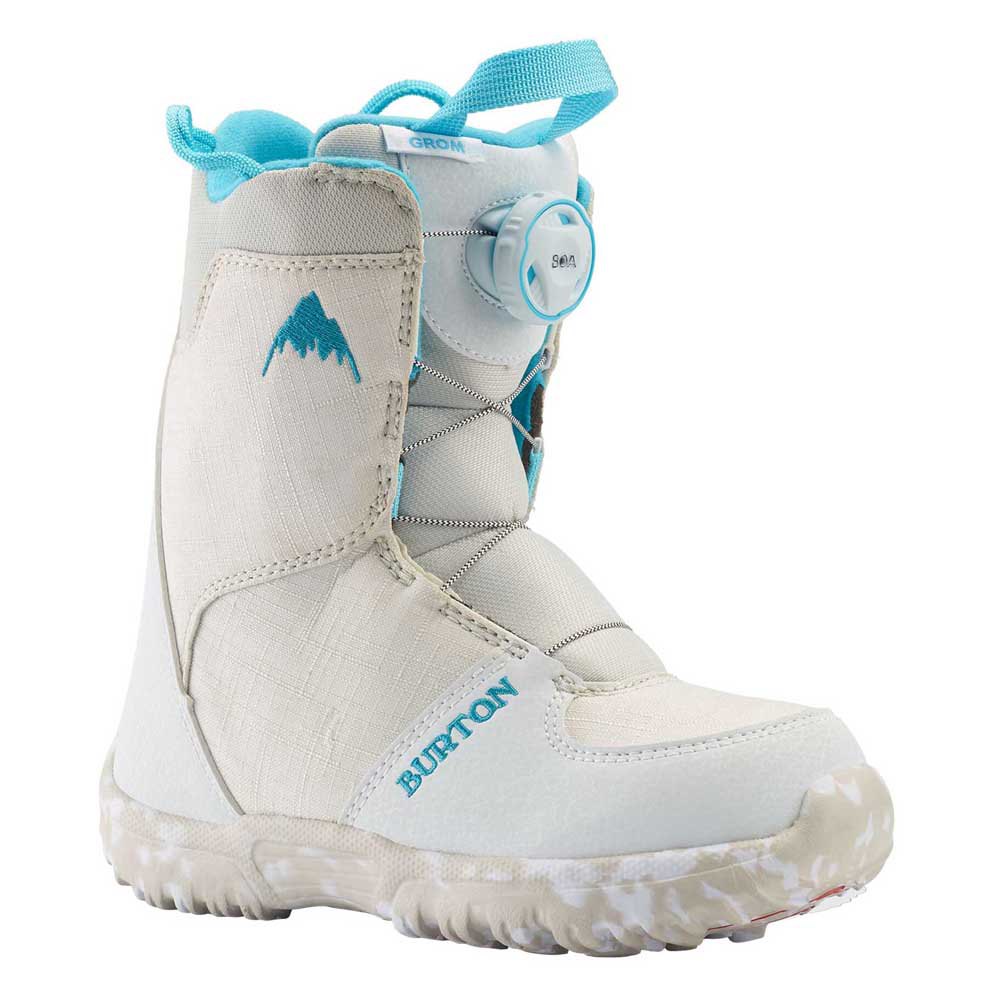 Ботинки для сноубординга Burton Grom Boa, белый ботинки для сноуборда burton grom boa цвет белый фиолетовый длина стельки 21