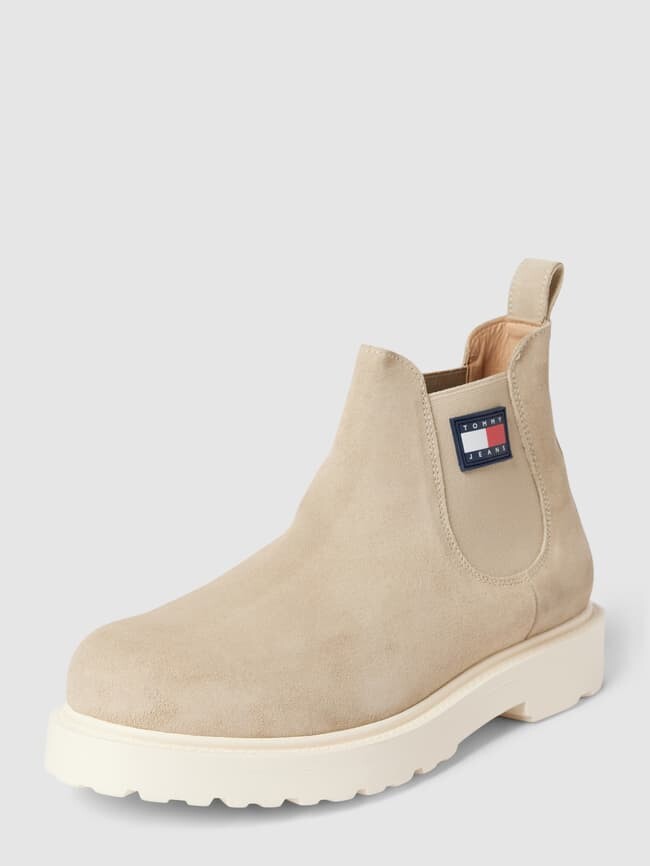 

Кожаные ботинки челси Tommy Jeans, бежевый