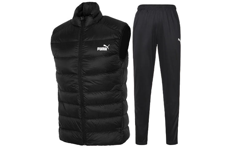 

Мужская повседневная спортивная одежда Puma, цвет Black and Black