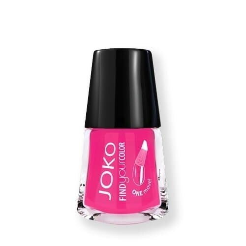 

Лак для ногтей с винилом, 202 Trendy Parrot, 10 мл Joko, Find Your Color Neon