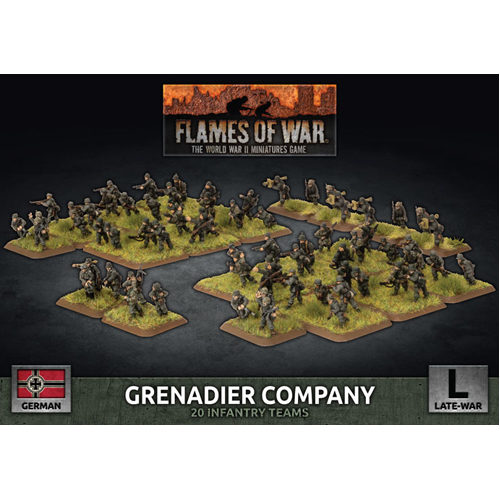 Фигурки Flames Of War: Grenadier Company (Plastic) фигурки flames of war storm group x50 figs plastic