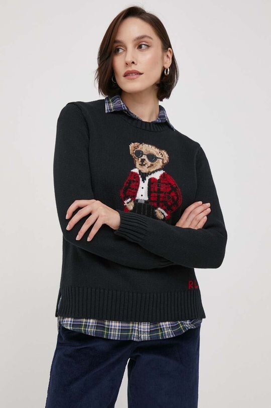 

Хлопковый свитер Polo Ralph Lauren, черный