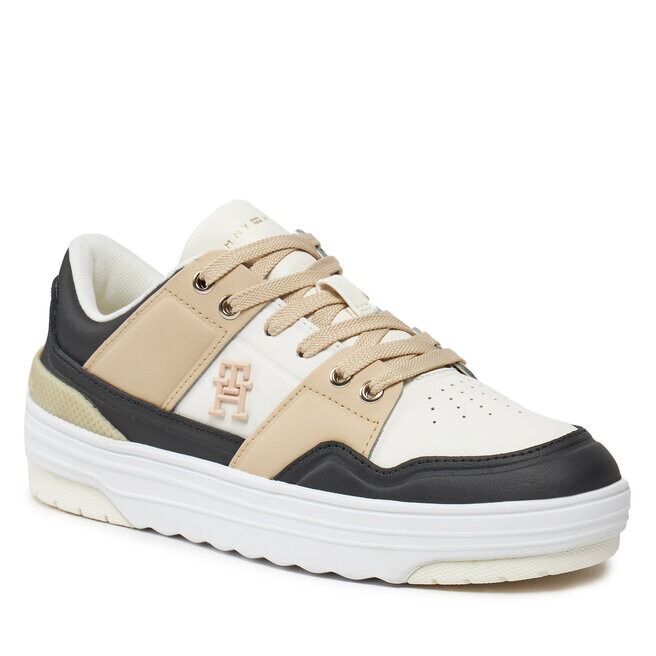 

Кроссовки Tommy Hilfiger ThBasket Sneaker, бежевый