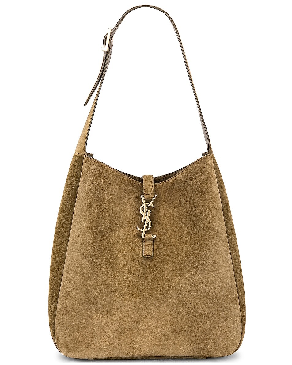 

Сумка-хобо Saint Laurent Le 5 A 7 Supple, цвет Barley Green