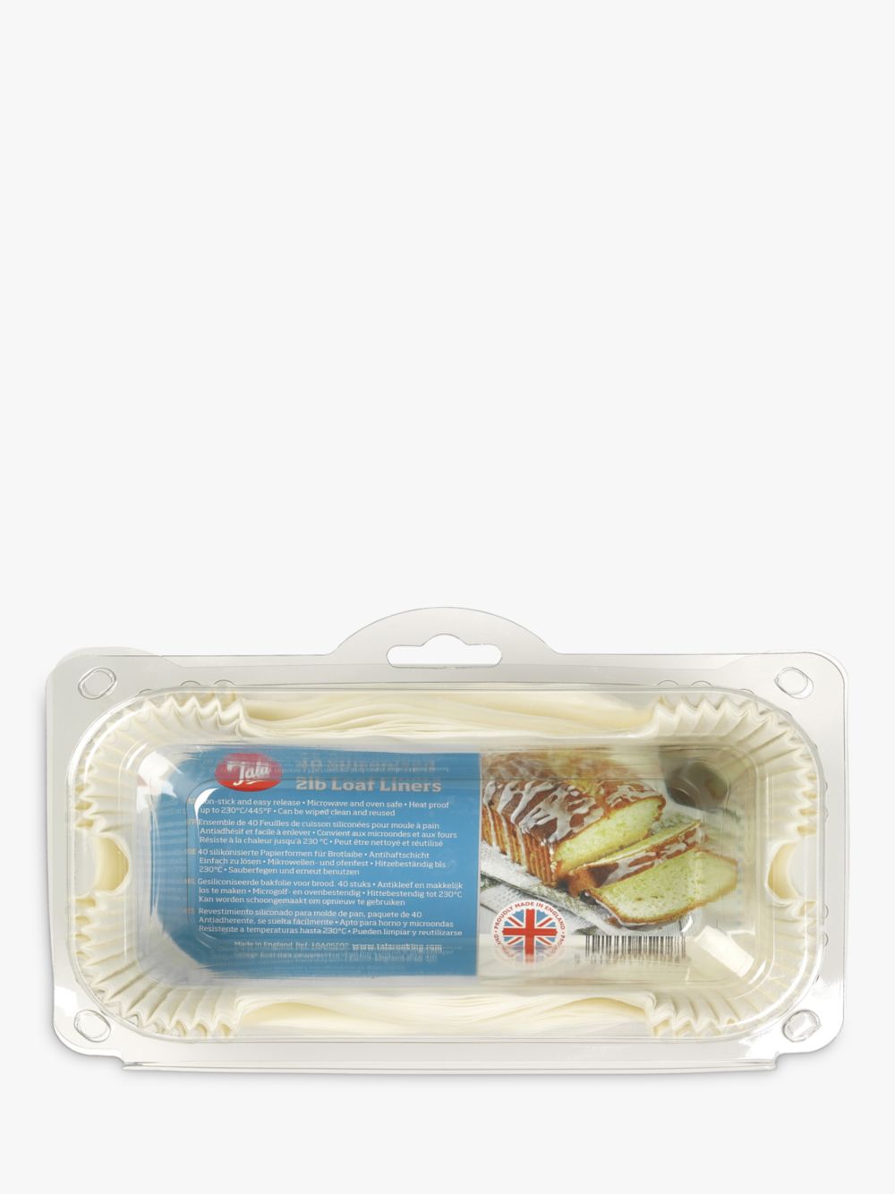 Антипригарные, жиронепроницаемые, силиконизированные формы для выпечки хлеба Tala, 2 фунта, упаковка из 40 шт., белые цена и фото