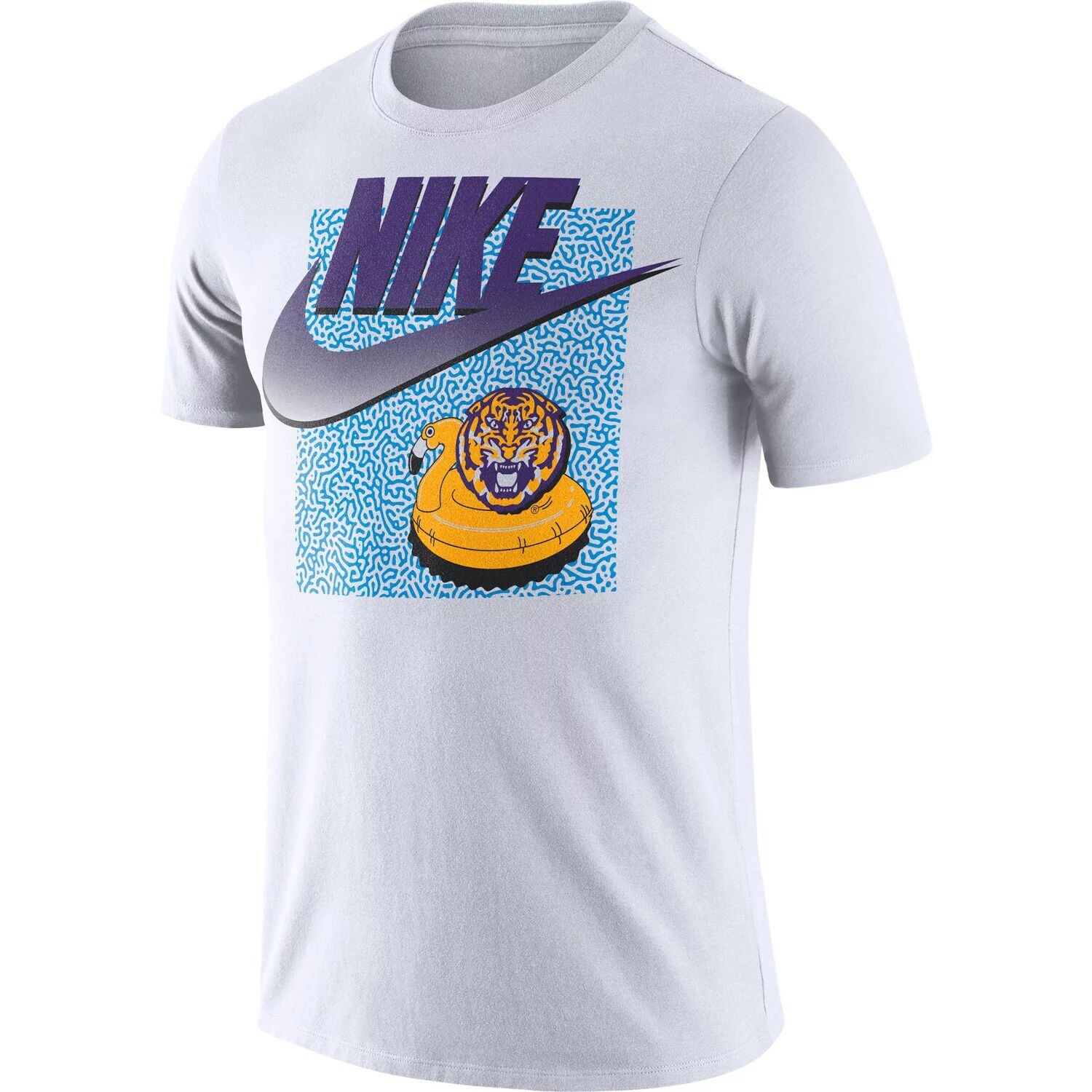 

Мужская белая футболка LSU Tigers Swoosh Spring Break Nike