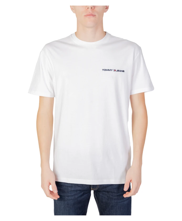 

Классическая линейная футболка Tommy Jeans, белый