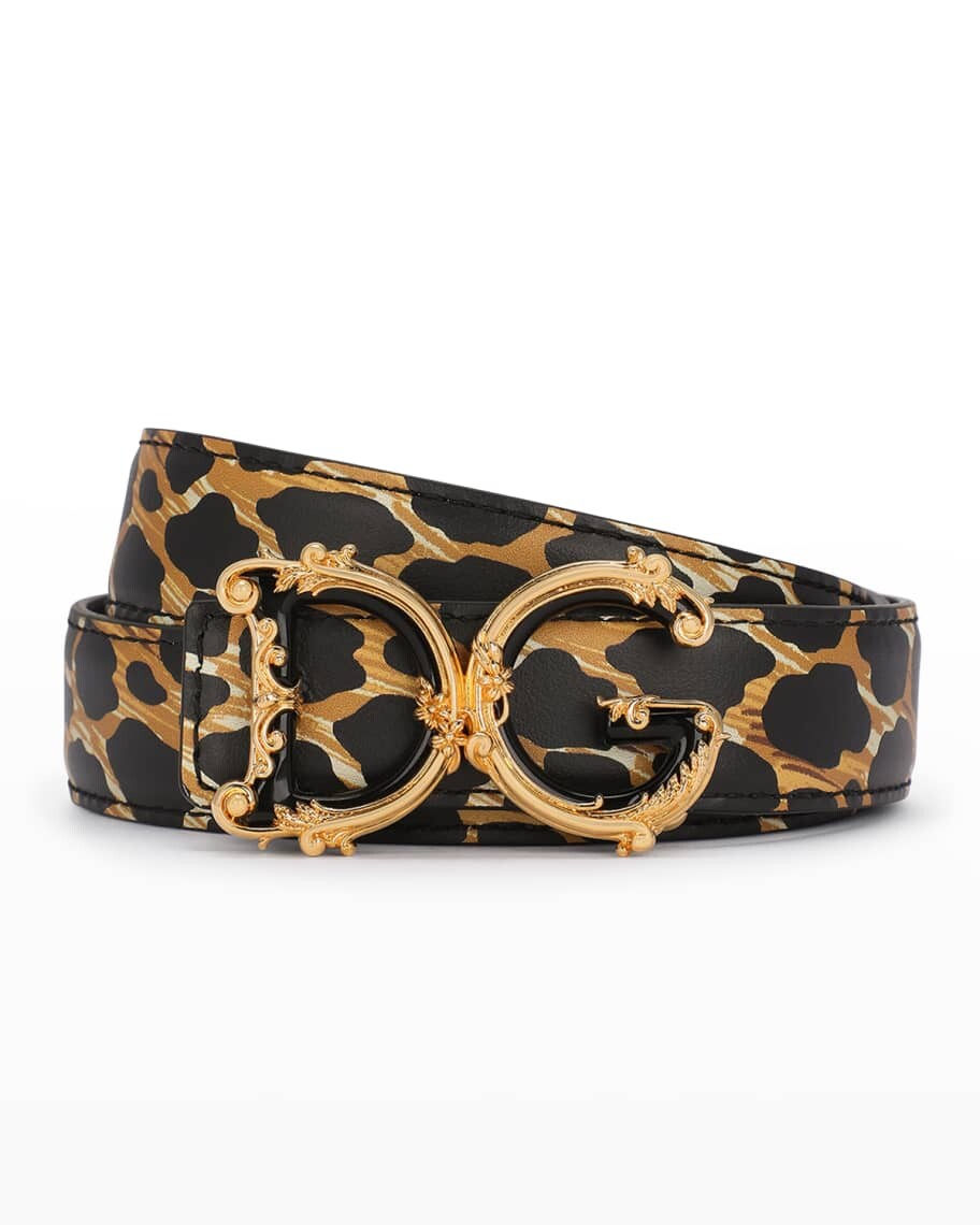 

Кожаный ремень Barocco DG Ocelot Dolce&Gabbana