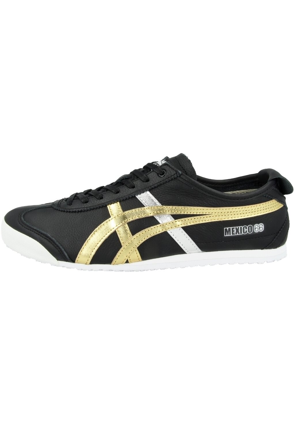 

Кроссовки Onitsuka Tiger Mexico 66, черно-золотой, Черный