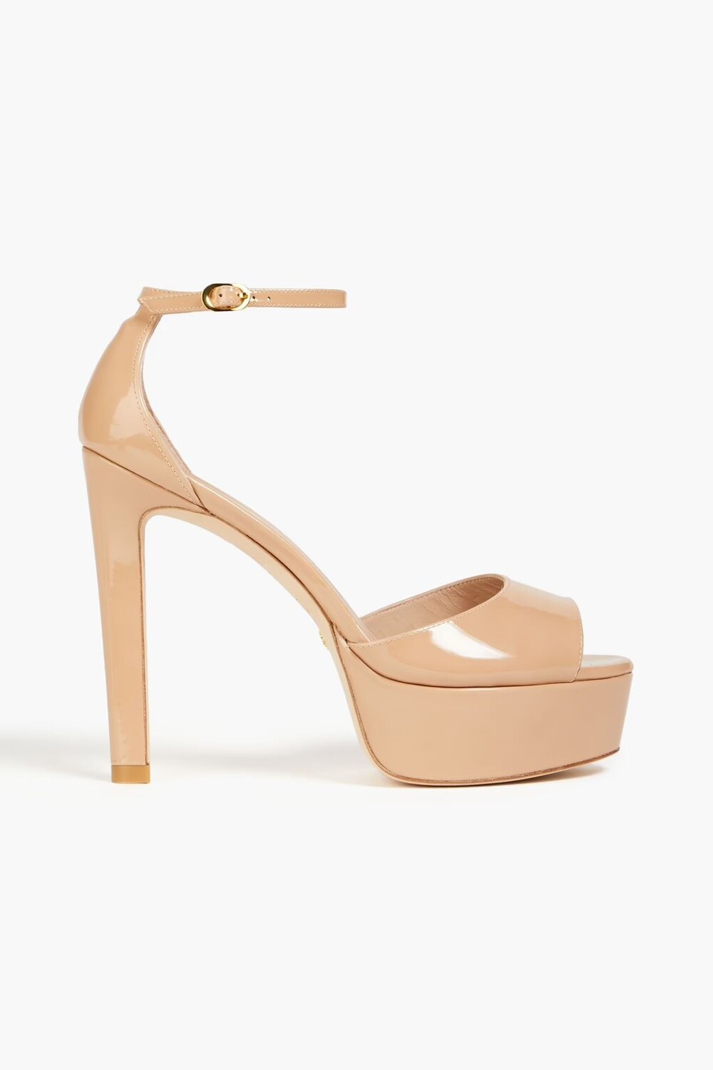 

Лакированные босоножки на платформе Disco Platform Stuart Weitzman, нейтральный