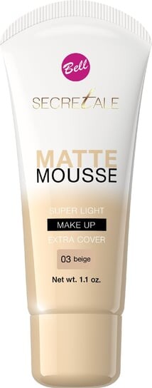 

Матирующая и покрывающая основа в муссе 03 Beige, 30 г Bell, Secretale Matte Mousse Make-Up