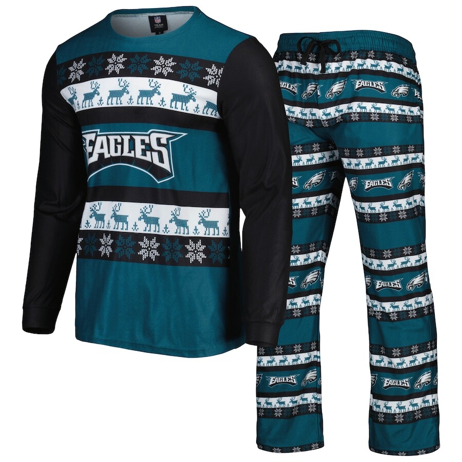 

Пижамный комплект FOCO Philadelphia Eagles, зеленый