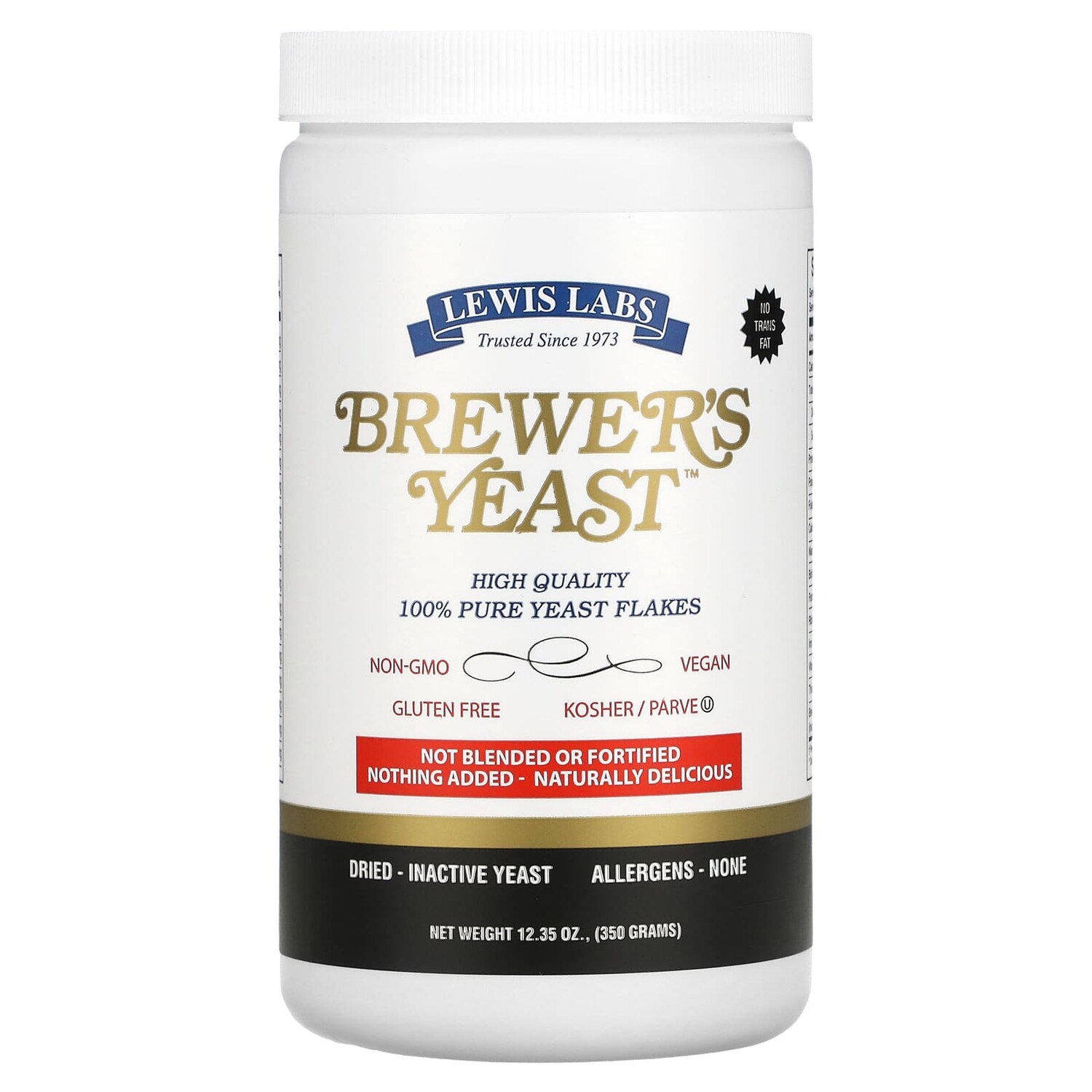 

Brewer's Yeast , 12.35 oz (350 g), Lewis Labs
