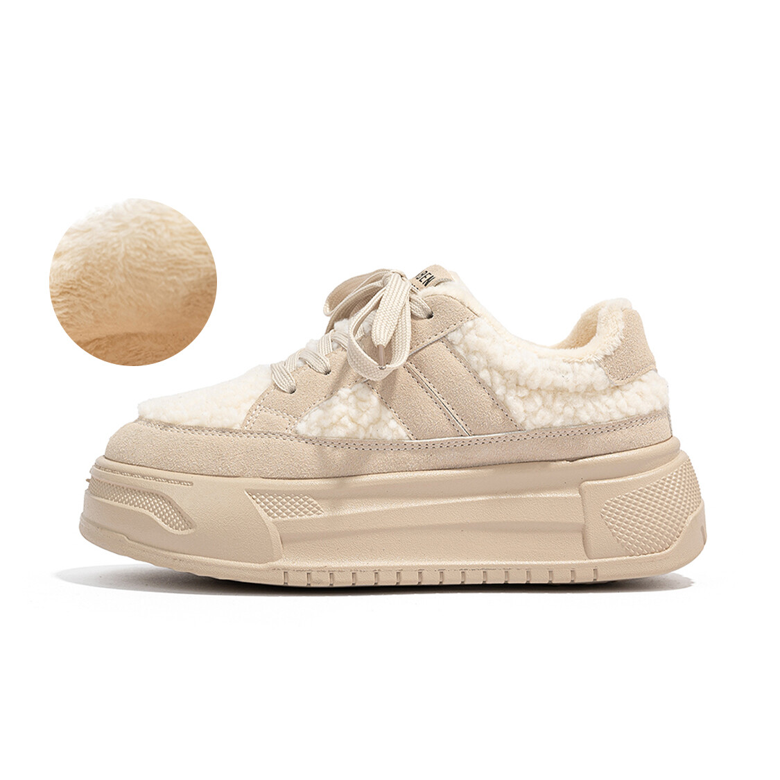 

Кроссовки RENBEN Skateboarding Shoes Women's Low-top, черный