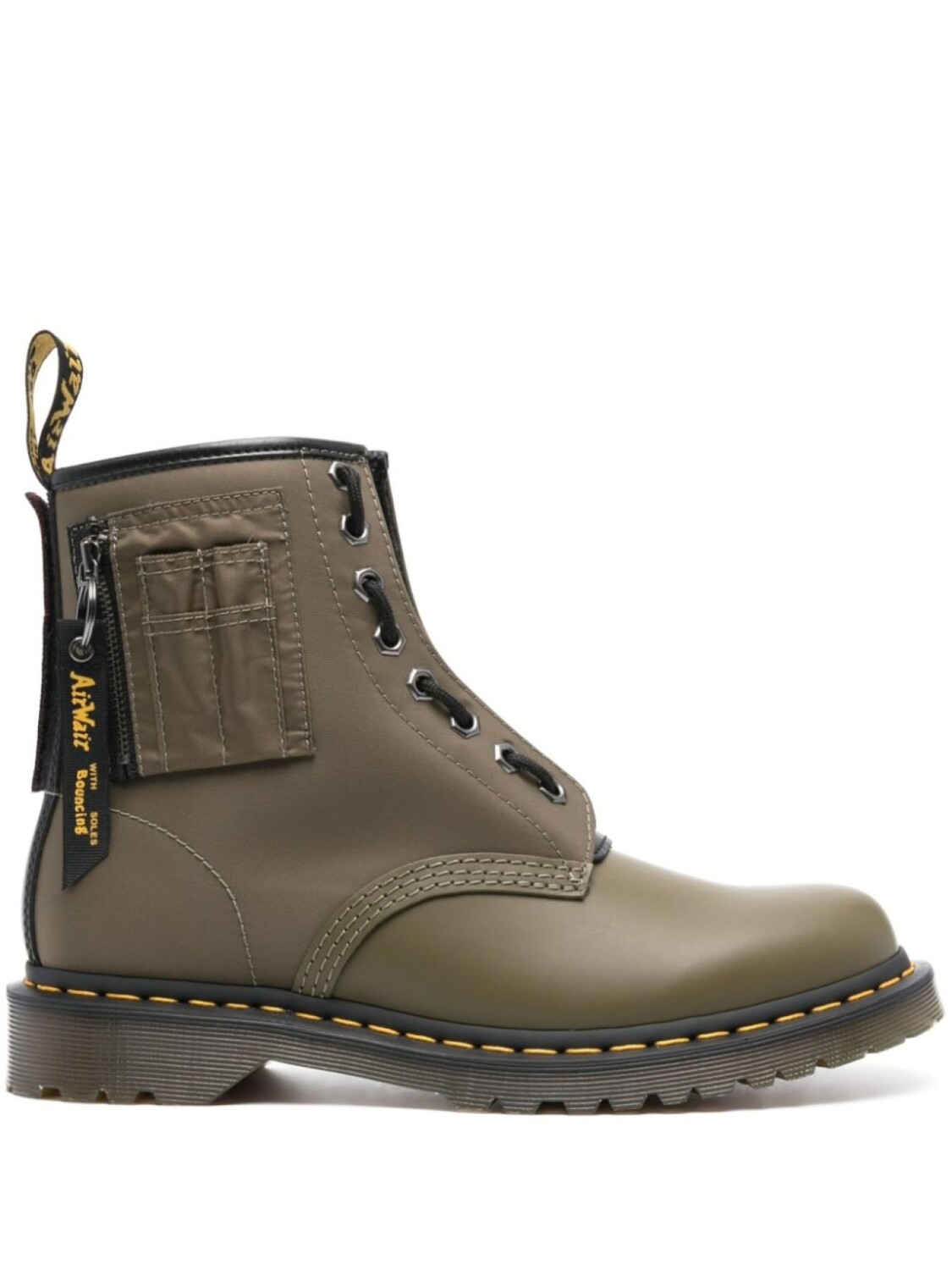

Dr. Martens ботинки Ben из коллаборации с Alpha Industries, зеленый