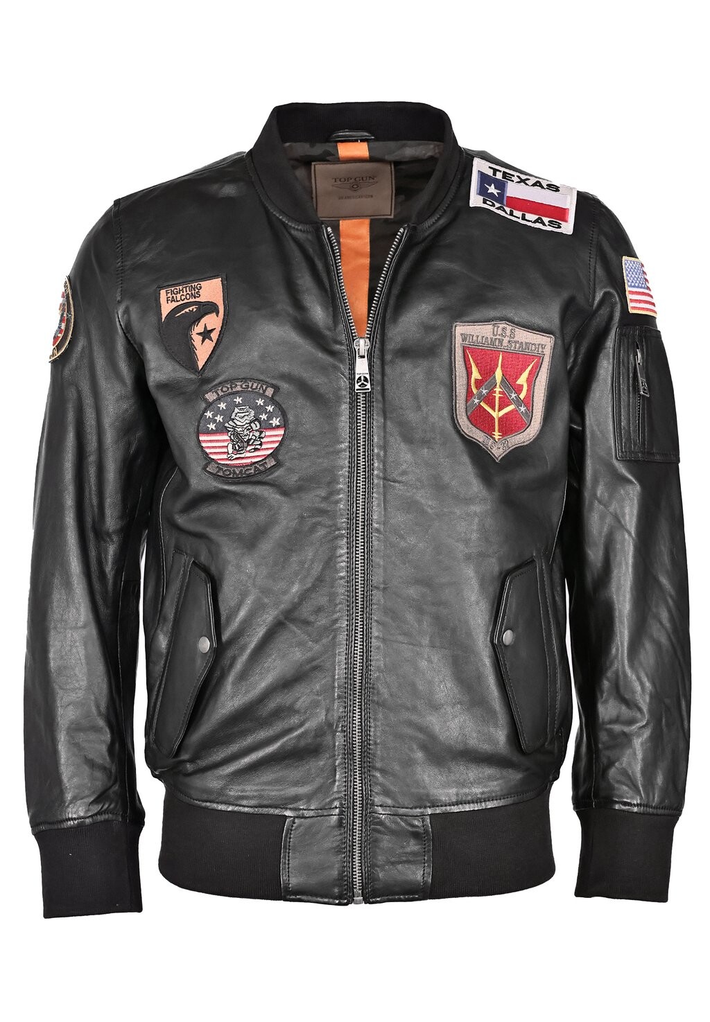 

Кожаная куртка TOP GUN