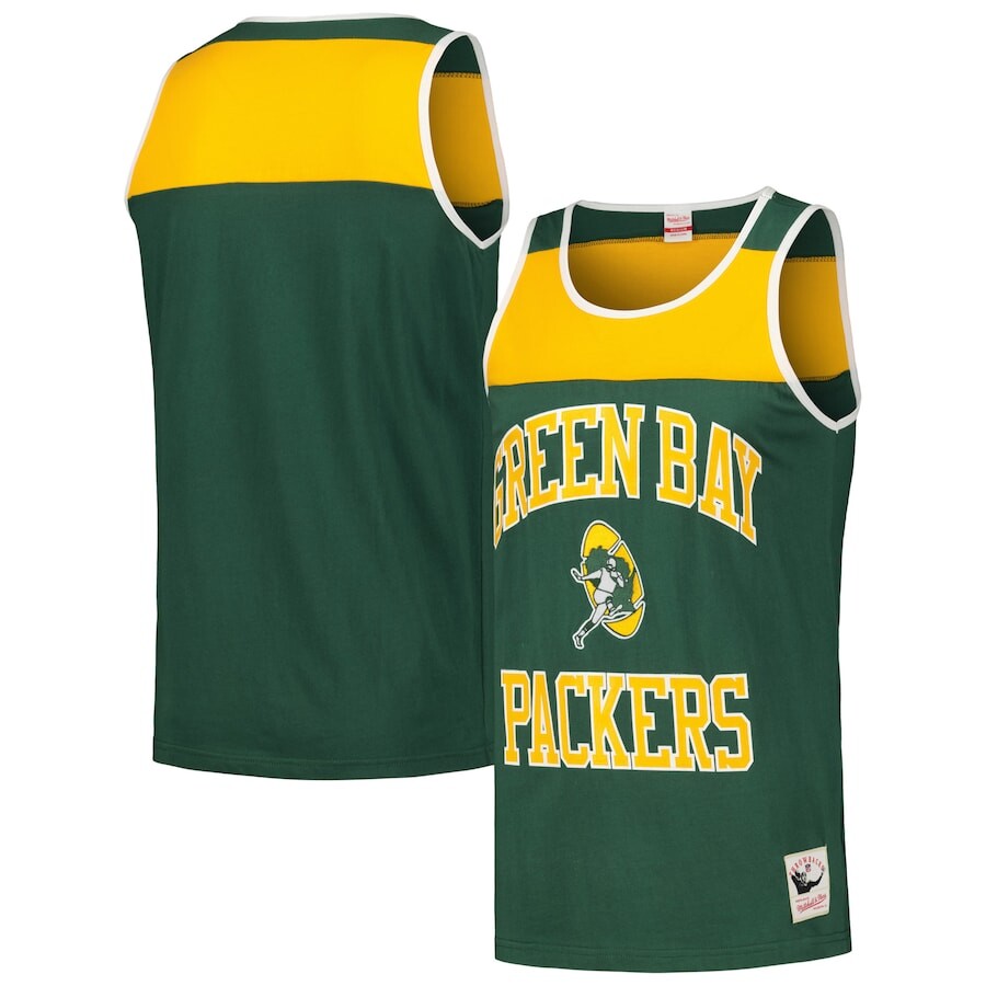 

Майка Mitchell & Ness Green Bay Packers, зеленый