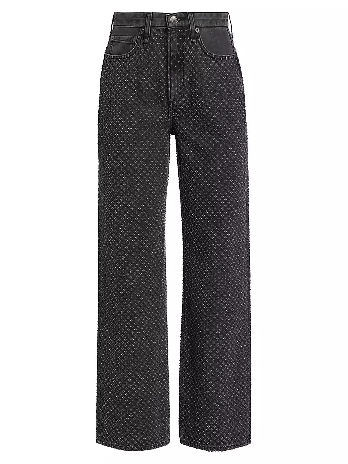 

Джинсы прямого кроя Logan Rag & Bone, черный