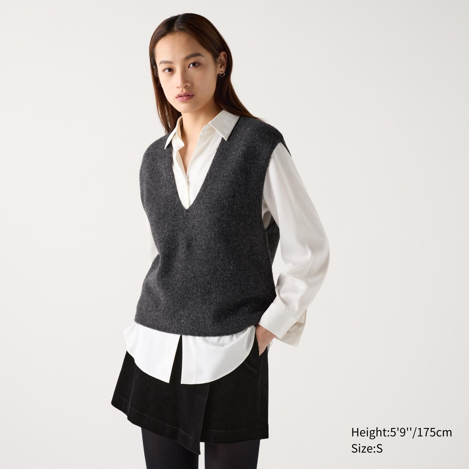 

Вельветовые брюки UNIQLO, черный