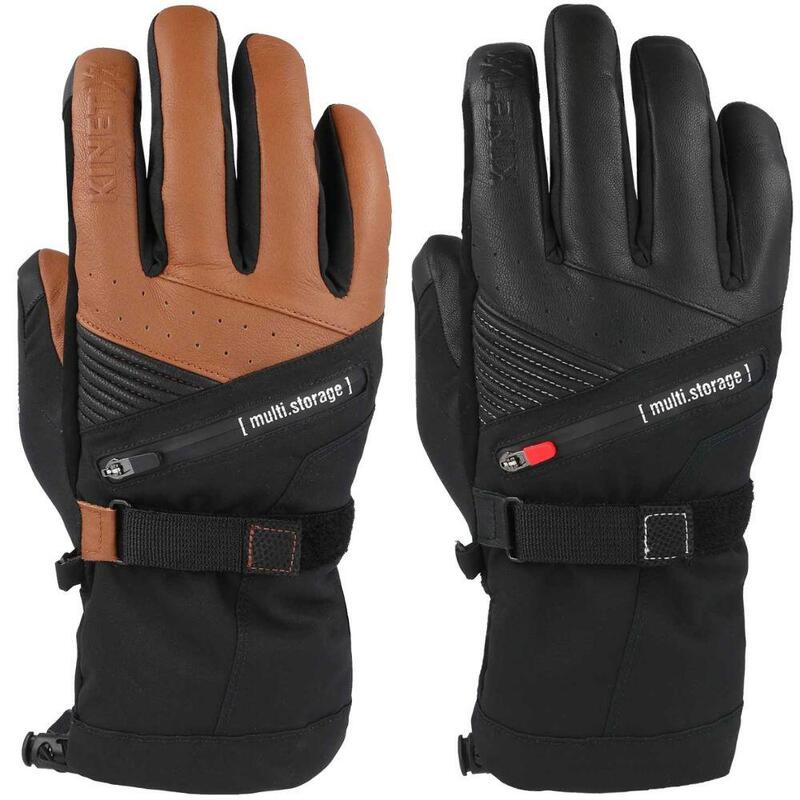 Качественные и теплые мужские лыжные перчатки Bob | КинетиXx Kinetixx, цвет schwarz