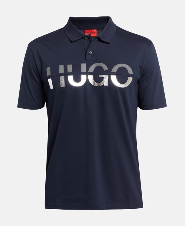 

Рубашка поло Hugo, темно-синий