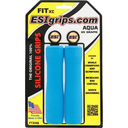 цена FIT XC Ручка для горного велосипеда ESI Grips, голубой