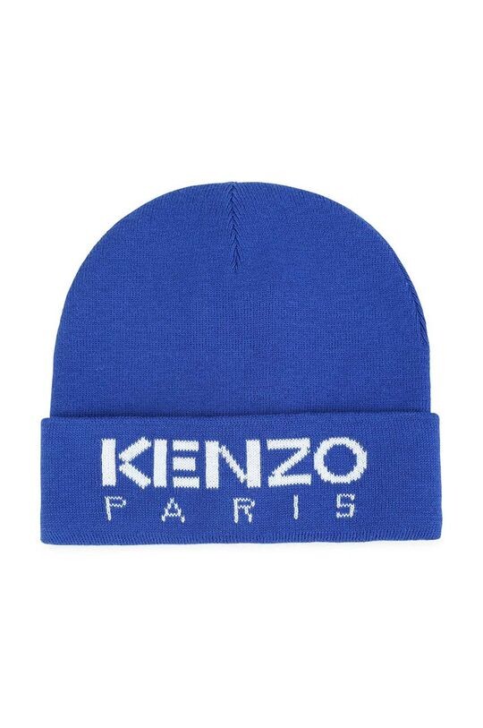 

Шапка Kenzo Kids с добавлением шерсти для мальчика Kenzo kids, темно-синий