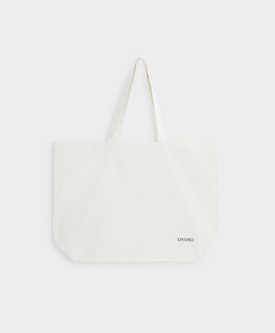 

Большая тканевая сумка OYSHO, белый