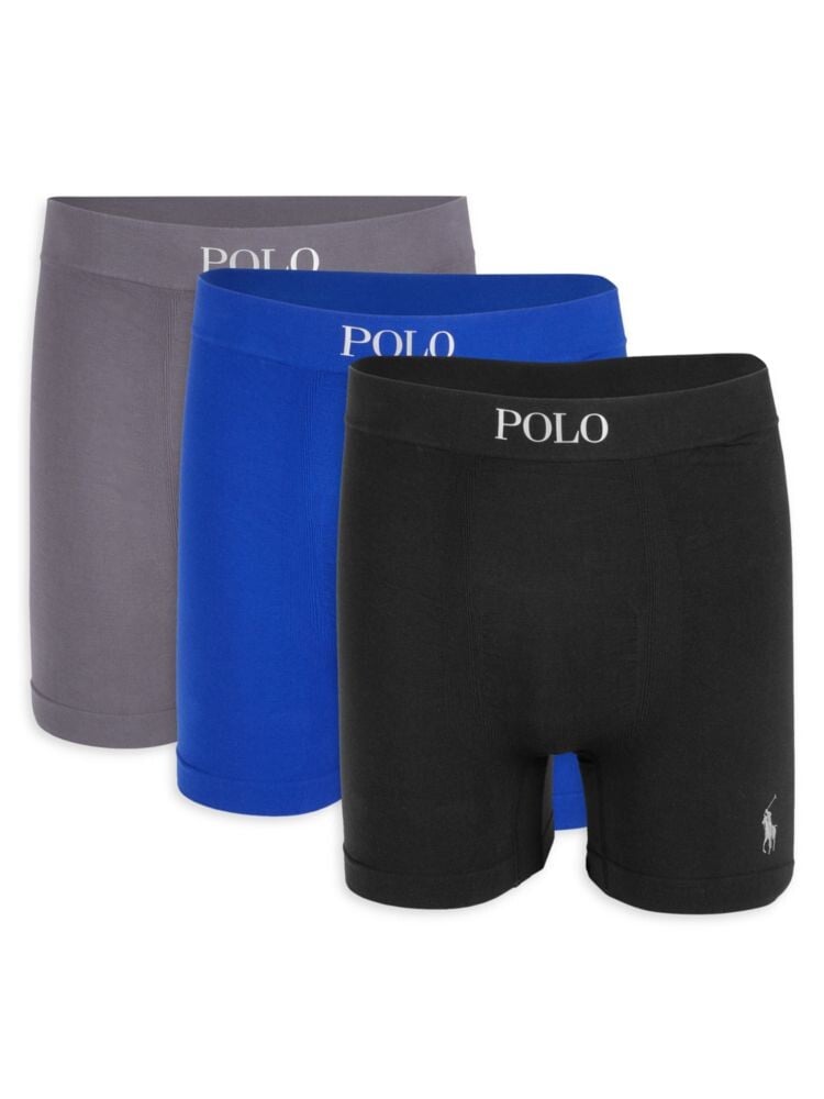 

Комплект из 3 трусов-боксеров с логотипом Polo Ralph Lauren, цвет Polo Black