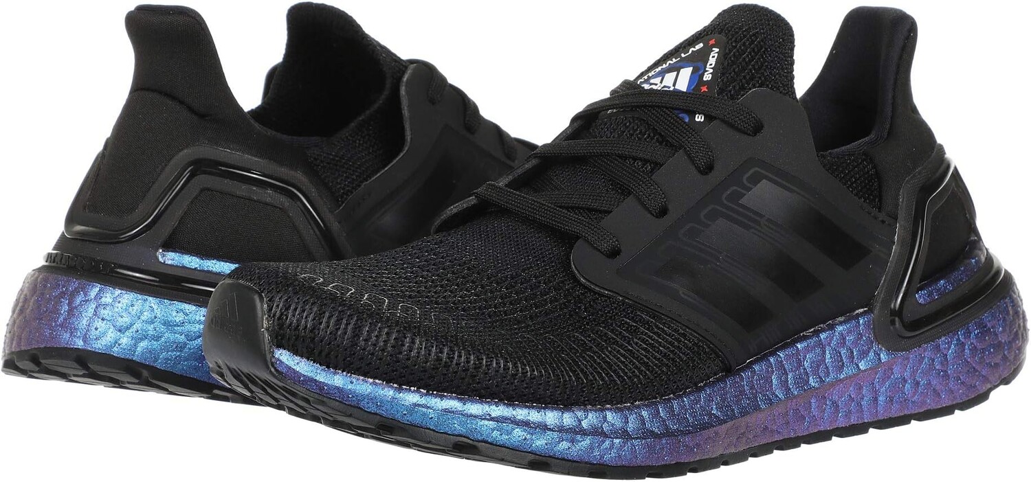 

Кроссовки UltraBOOST 20 adidas, цвет Black/Blue Metallic
