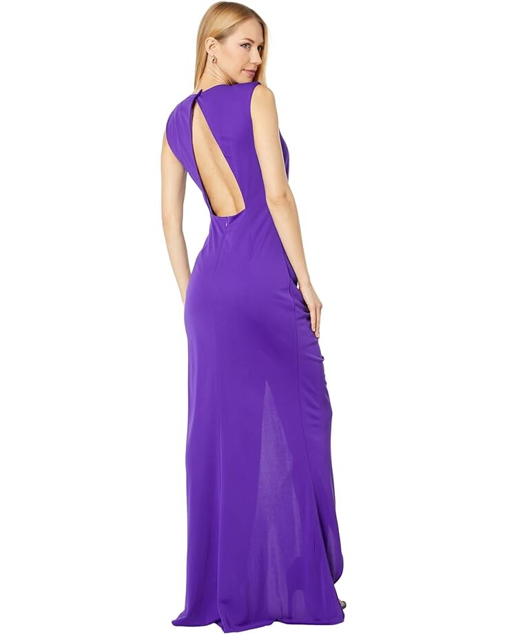 

Платье ONE33 Social High-Low Side Drape, фиолетовый