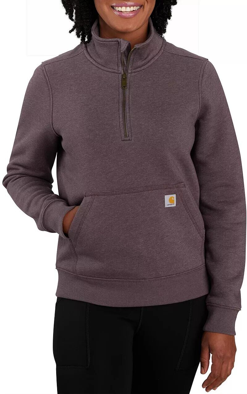 

Женский свитшот свободного кроя Carhartt средней плотности на молнии 1/4