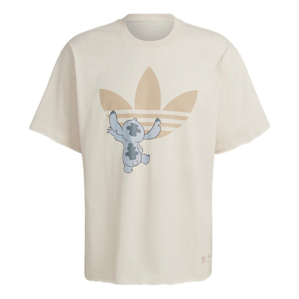 Футболка Adidas Originals x Disney Crossover Cartoon T-Shirt 'White Beige', мультиколор футболка adidas originals x disney crossover cartoon anime logo printing stripe белый