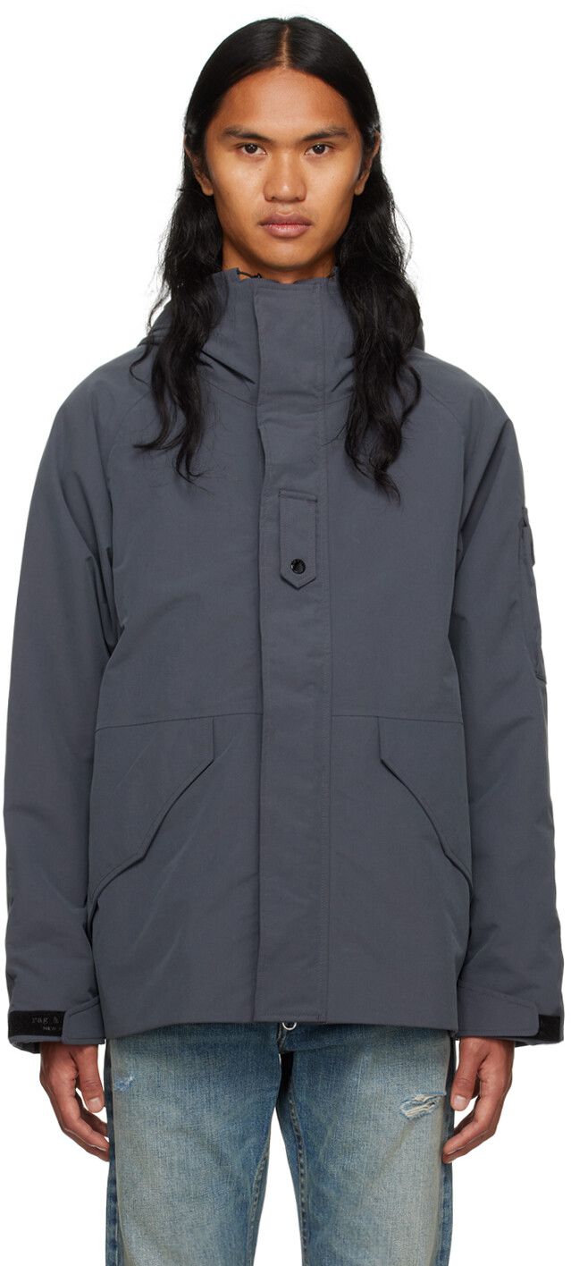 

Серая куртка из ткани Surplus rag & bone, Серый