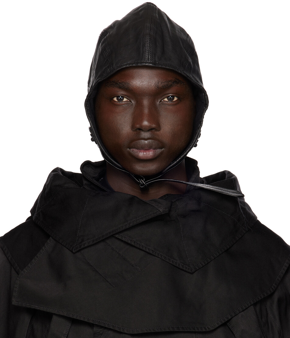 

Черная летная кепка Julius