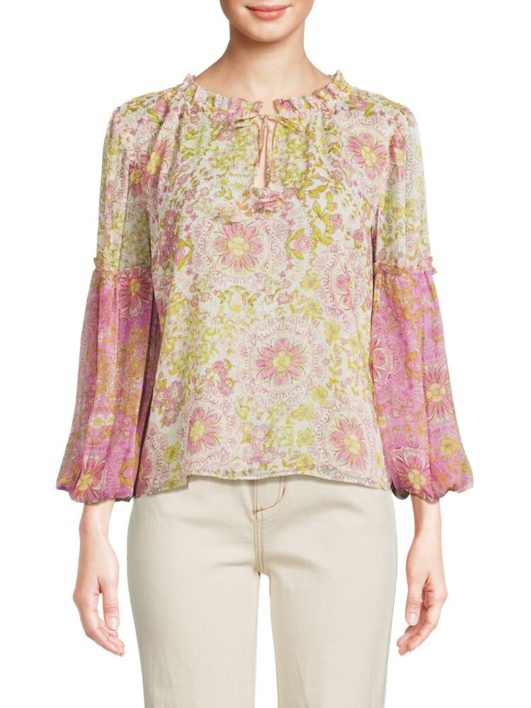 

Шифоновая блузка Renata Misa Los Angeles, цвет Floral Medallion