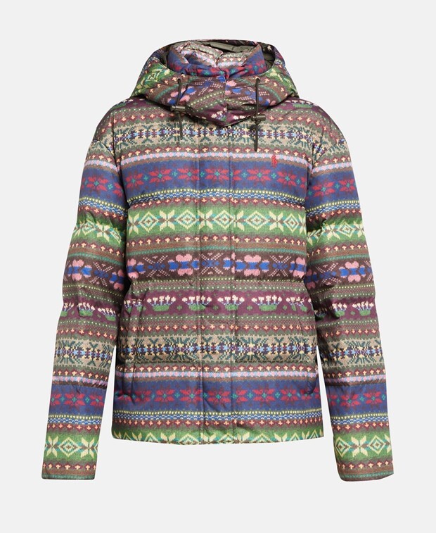 

Пуховик Polo Ralph Lauren, зеленый