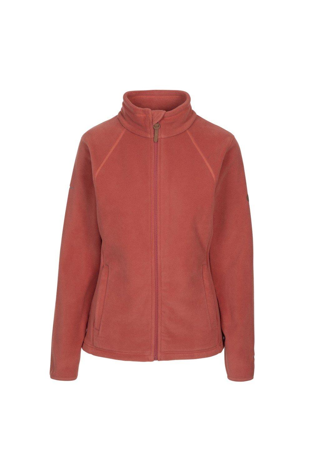 цена Флисовая куртка Trouper с кожаной отделкой Trespass, красный