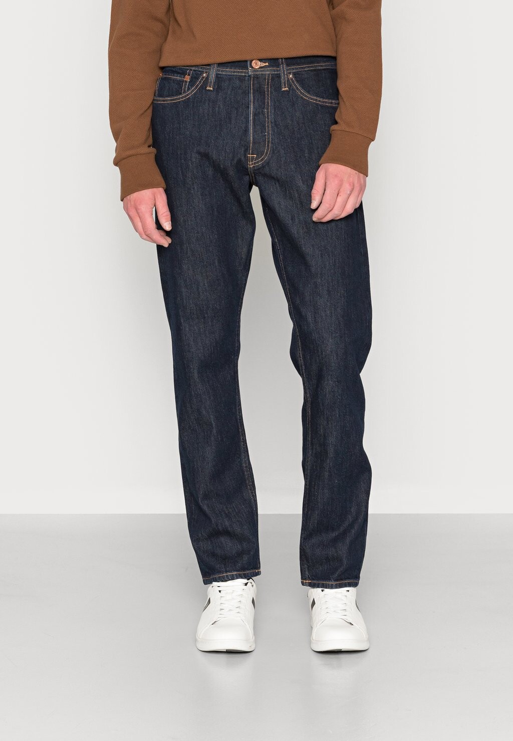 

Джинсы-сигареты JJICHRIS JJORIGINAL Jack & Jones, синий деним