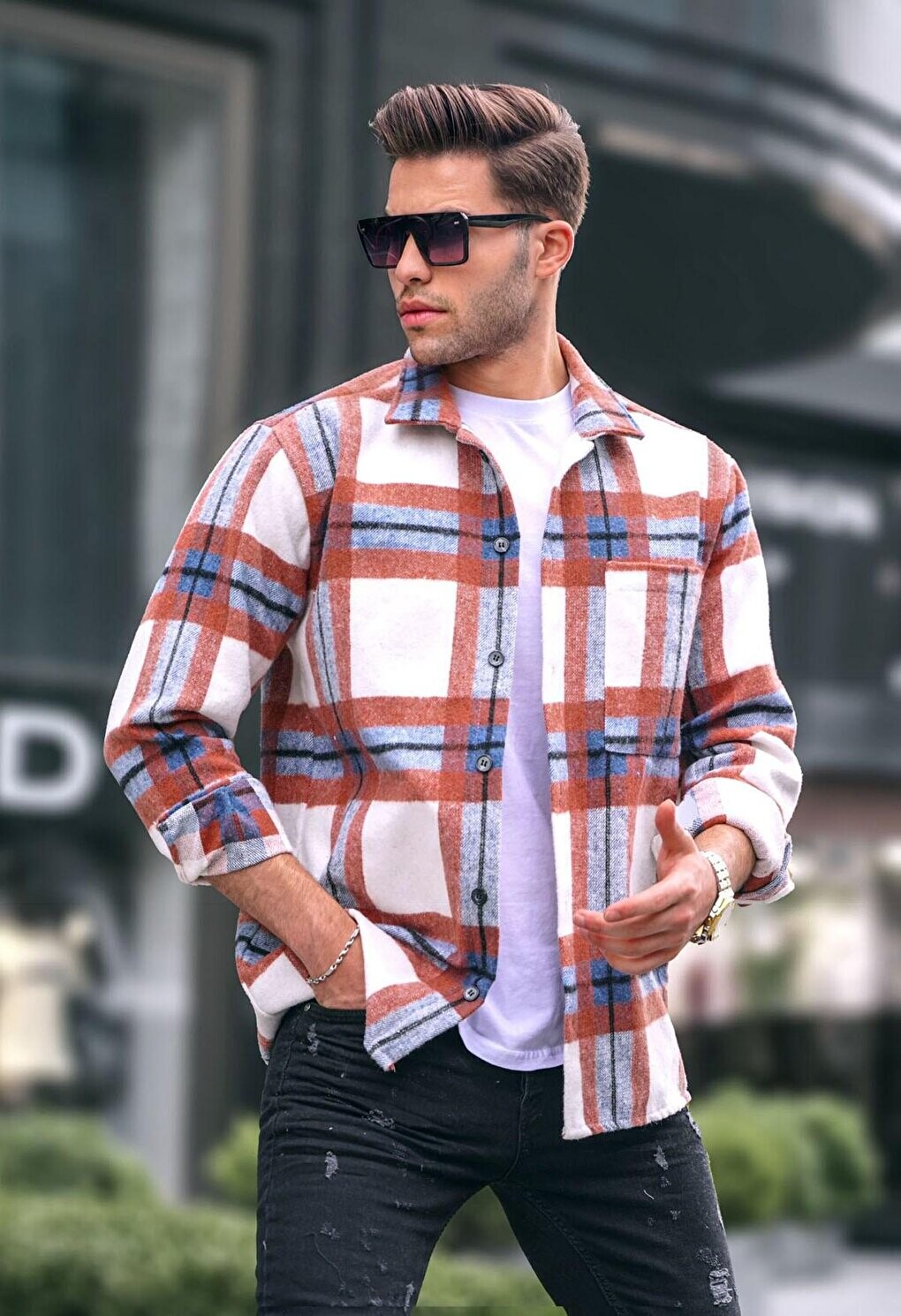 

Рубашка Lumberjack в клетку Tile 5576 MADMEXT