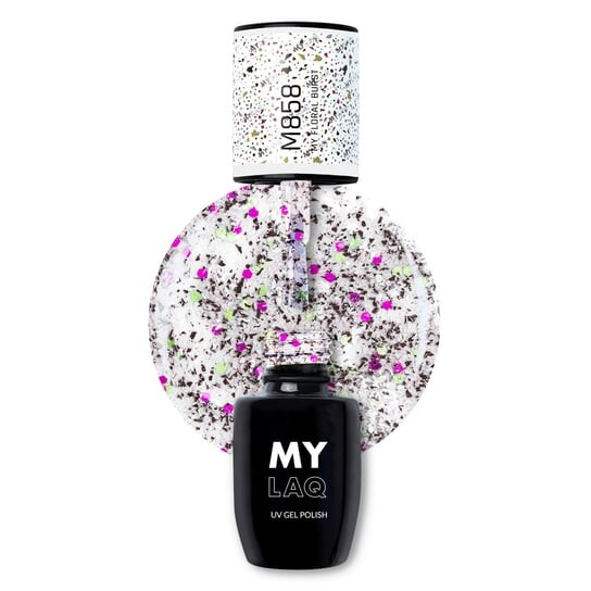 Гибридный лак для ногтей MYLAQ My Floral Burst 5 мл