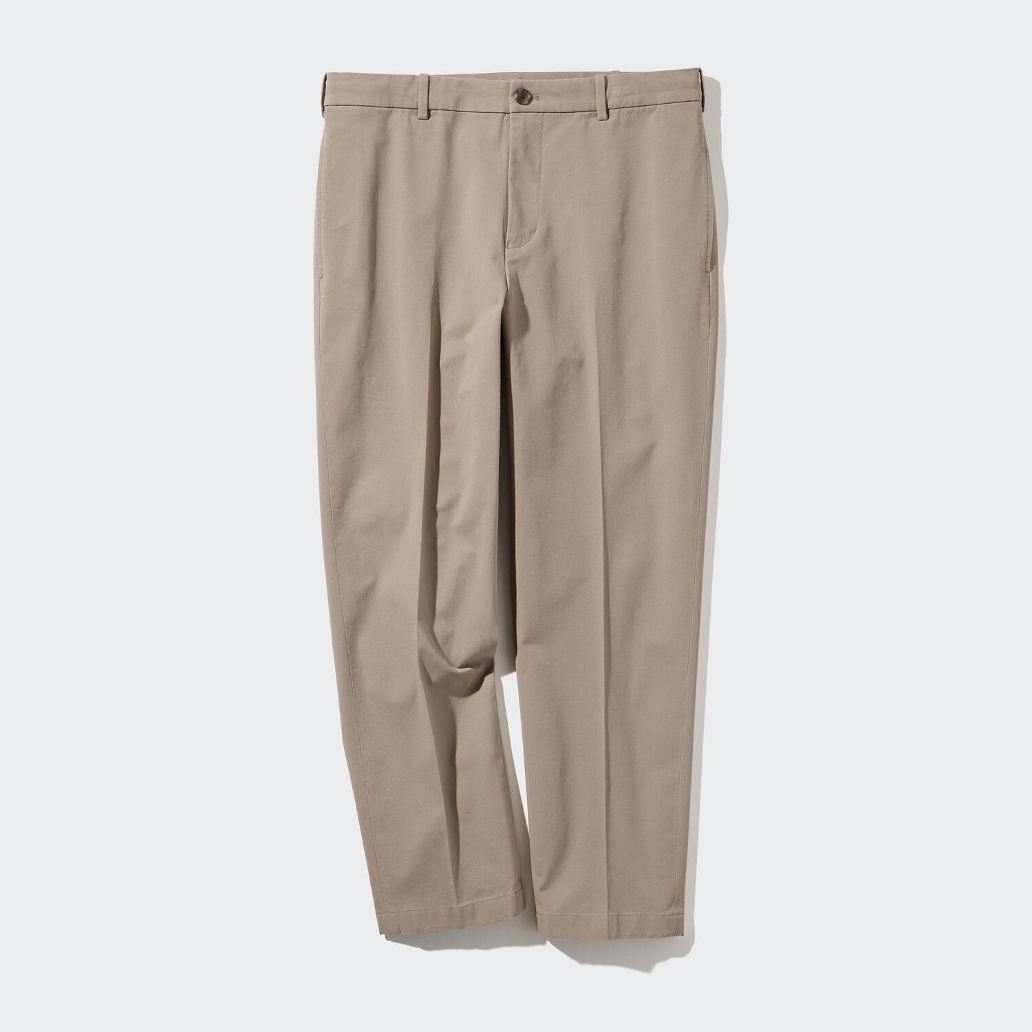 

Брюки UNIQLO smart из хлопка, бежевый