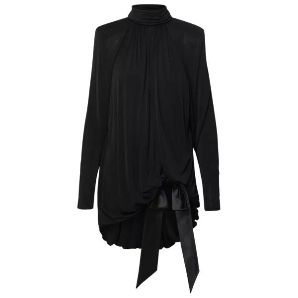 

Платье viscose dress Saint Laurent, черный