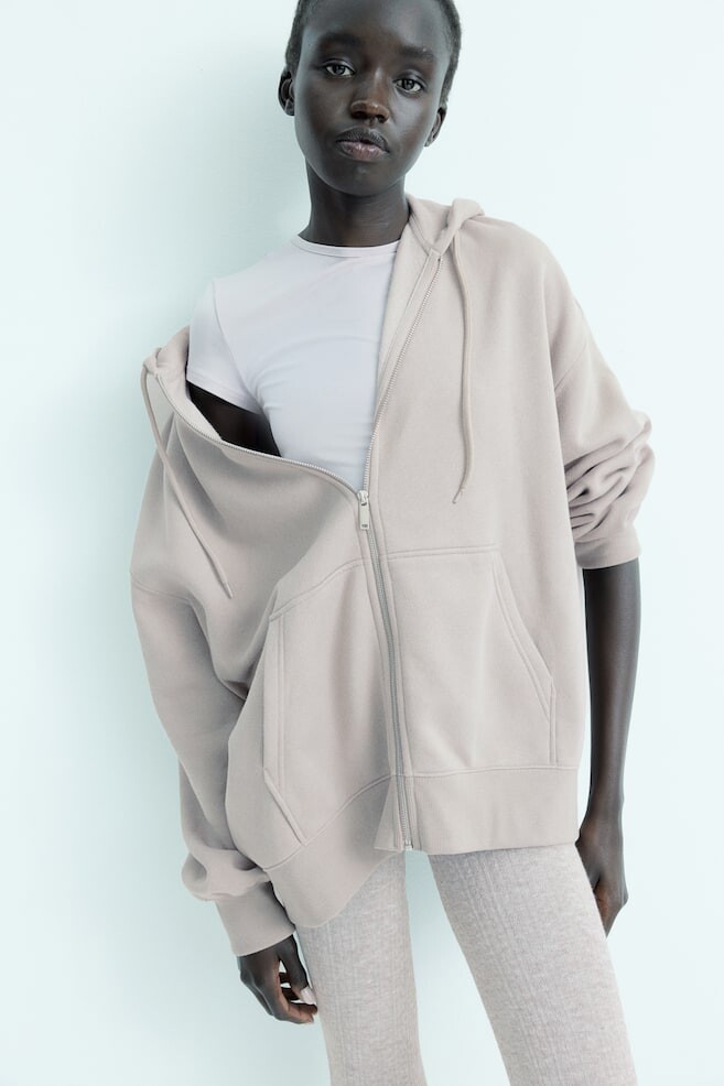 

Куртка-Худи оверсайз H&M, серый