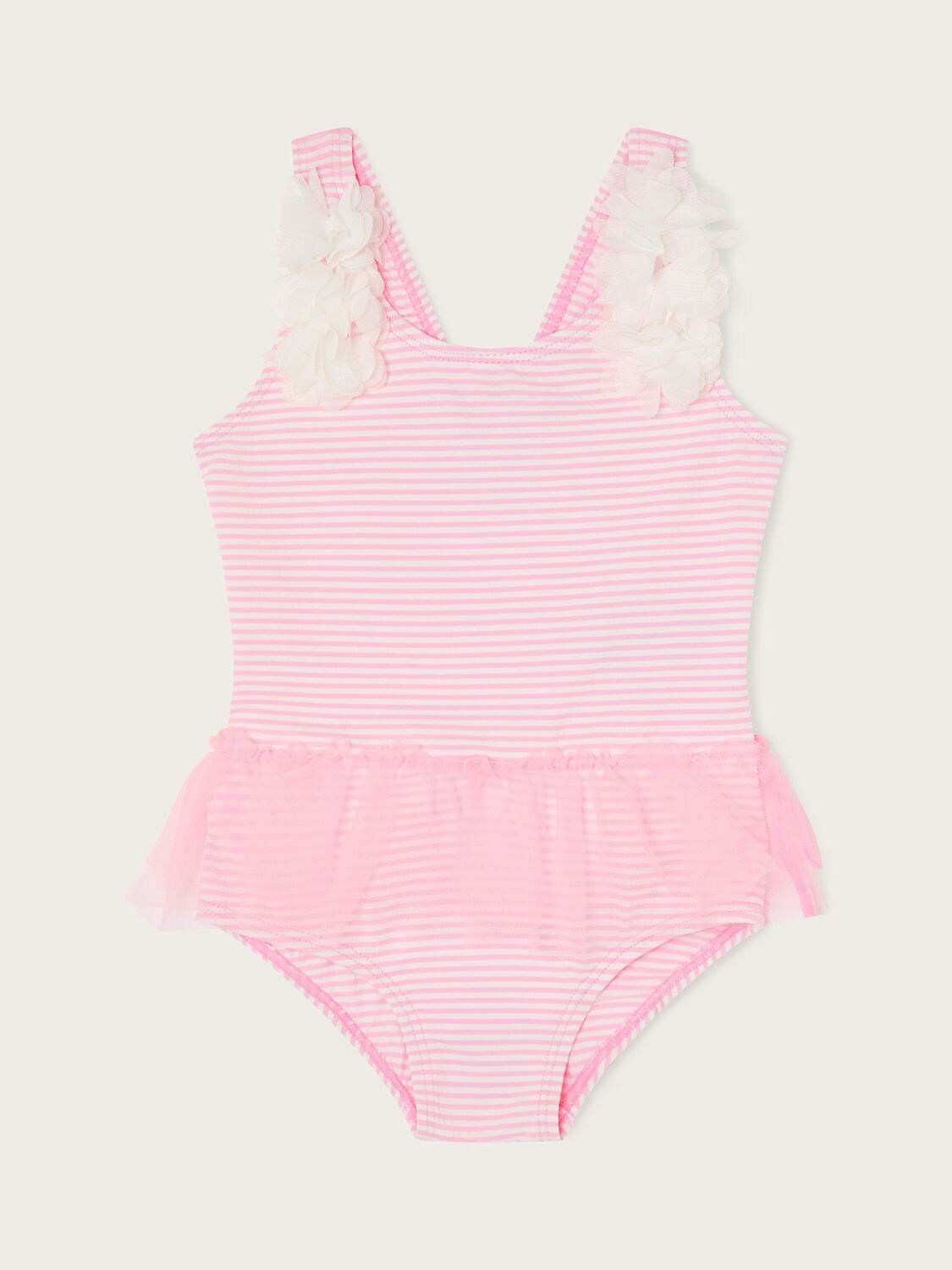 

Купальник из жатого хлопка с юбкой Monsoon Baby, розовый