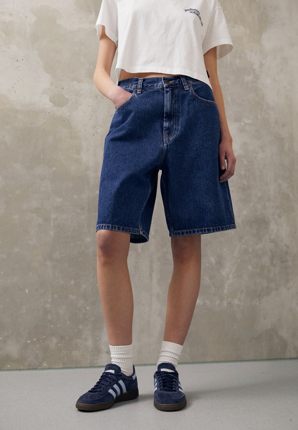 

Джинсовые шорты Brandon Carhartt WIP, синий