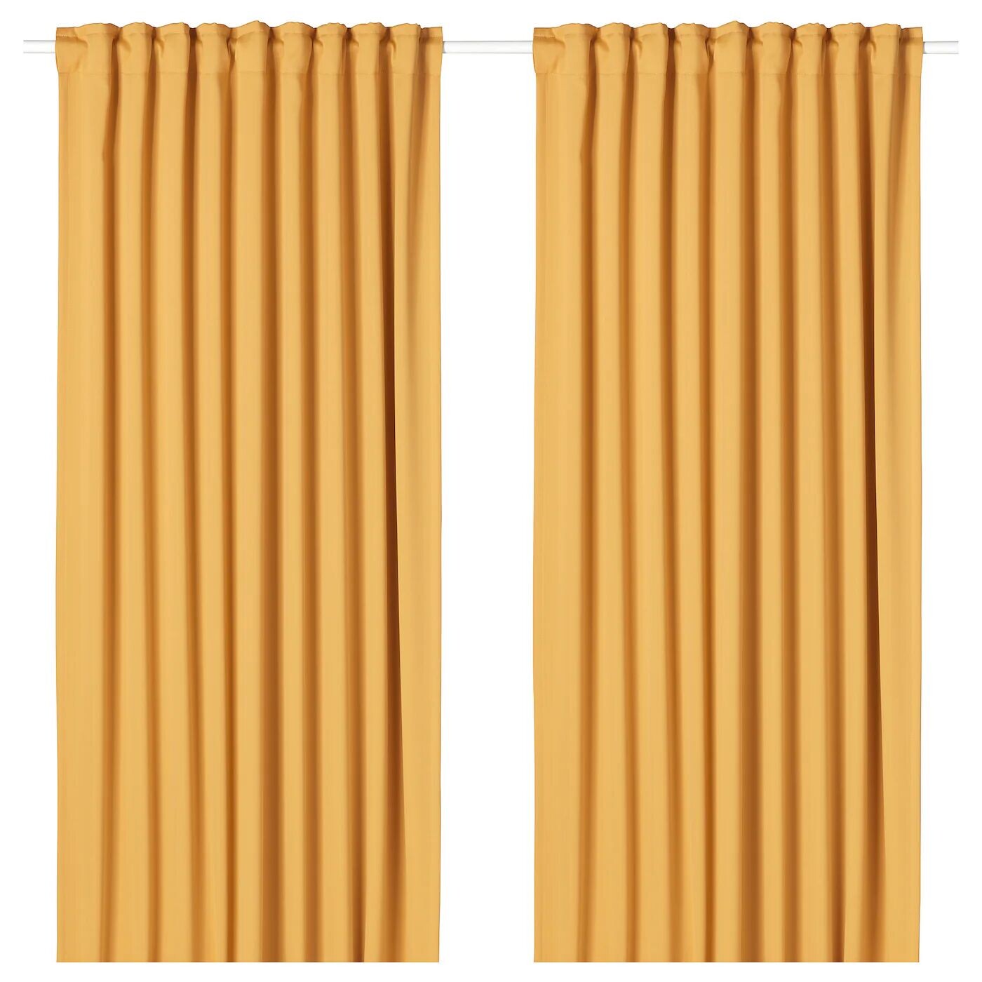 

2 шторы-гардины (затемненные), желтые, 145х250 см, MAJGULL IKEA
