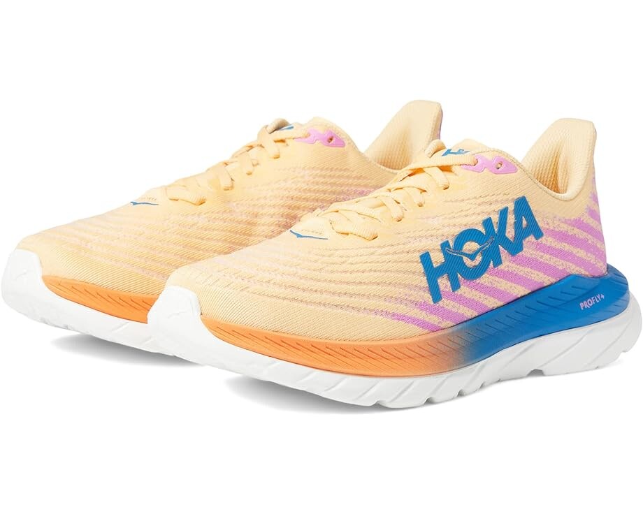 

Кроссовки Hoka Women's Mach 5, цвет Impala/Cyclamen