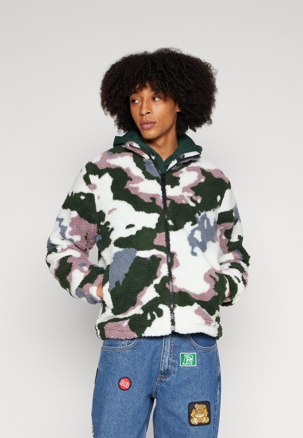 

Флисовая куртка Odin Jacket Redefined Rebel, цвет sea fog