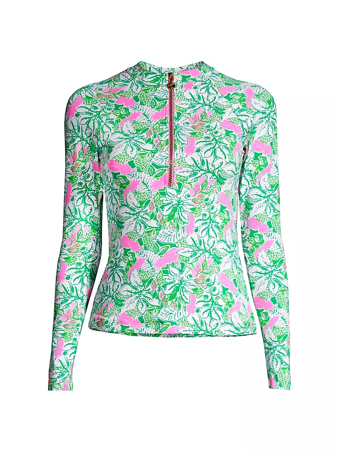 

Топ Nayte Рашгард Lilly Pulitzer, цвет botanical green